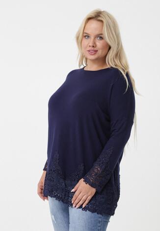 Granatowy Sweter Missfortune