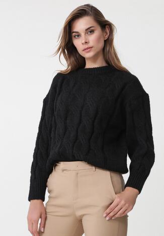 Czarny Sweter Buttermilk