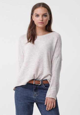 Jasnobeżowy Sweter Zen