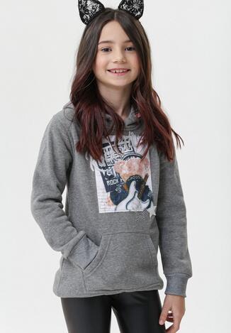 Szara Bluza Lampton