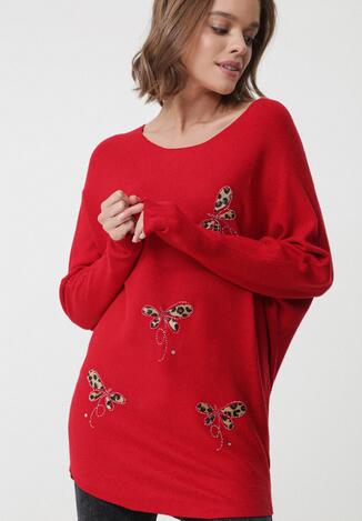 Czerwony Sweter Rosemoor