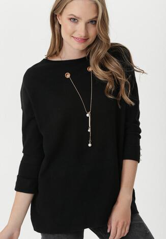 Czarny Sweter Edgebrook