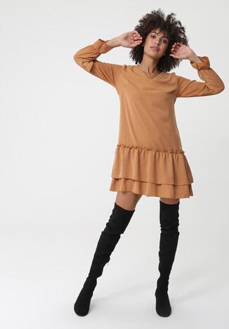 Beżowa Sukienka Bayles