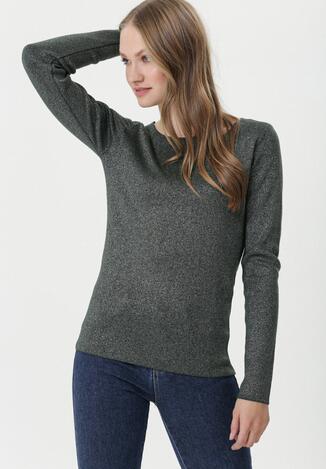 Ciemnozielony Sweter Wheelers