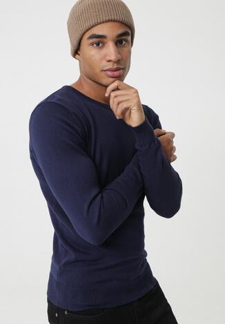 Granatowy Sweter Carole