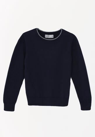 Granatowy Sweter Tallegalla