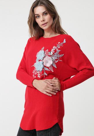 Czerwony Sweter Bowden