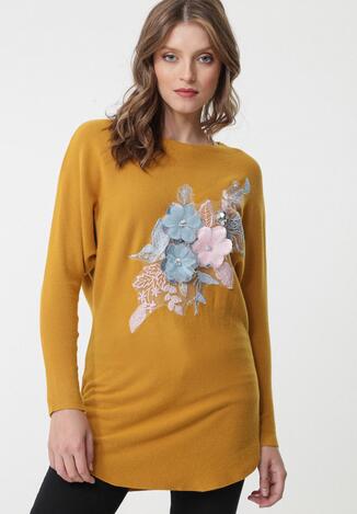 Musztardowy Sweter Bowden