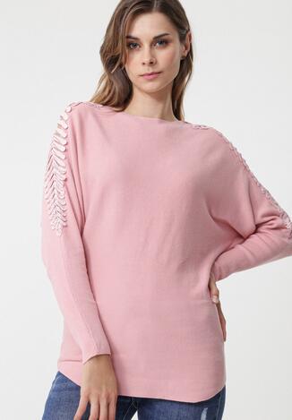 Różowy Sweter Bibaringa