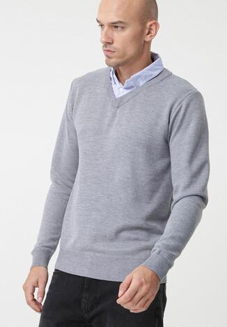 Jasnoszary Sweter Tivendale