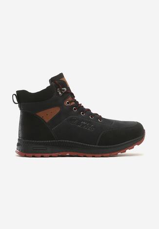 Czarno-Niebieskie Botki Farnham