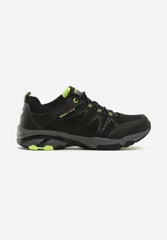 Czarno-Zielone Buty Sportowe Valdez