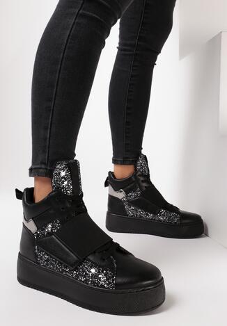 Czarne Sneakersy Xevera
