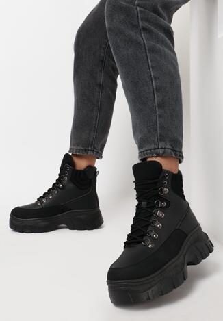Czarne Sneakersy Sanchez