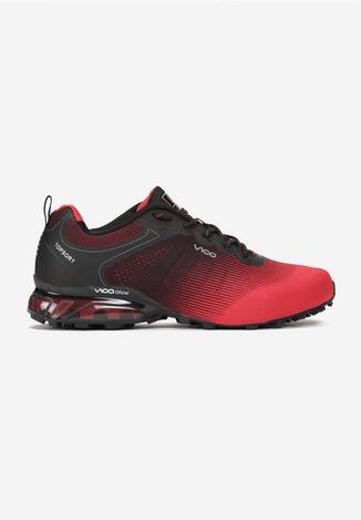 Czerwono-Czarne Buty Sportowe Mccarty