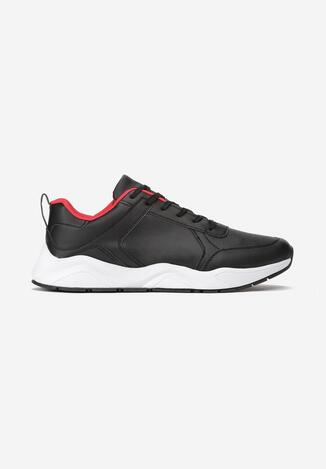 Czarno-Czerwone Buty Sportowe Redmond
