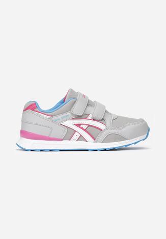 Szaro-Niebieskie Buty Sportowe Mccallum