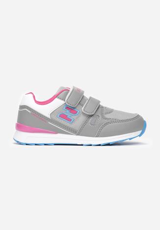 Szaro-Fuksjowe Buty Sportowe Stacie