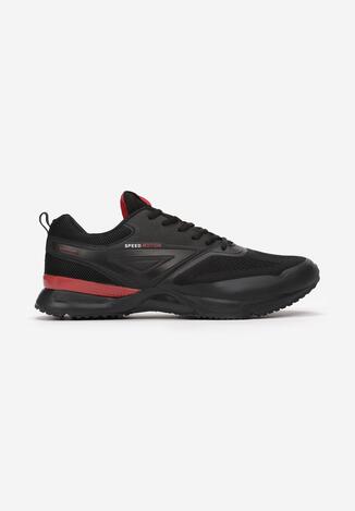 Czarno-Czerwone Buty Sportowe Anand