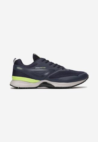 Granatowo-Zielone Buty Sportowe Anand