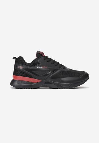 Czarno-Czerwone Buty Sportowe Nimrah