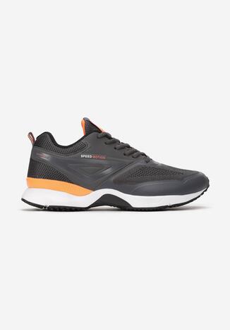 Szaro-Pomarańczowe Buty Sportowe Nimrah