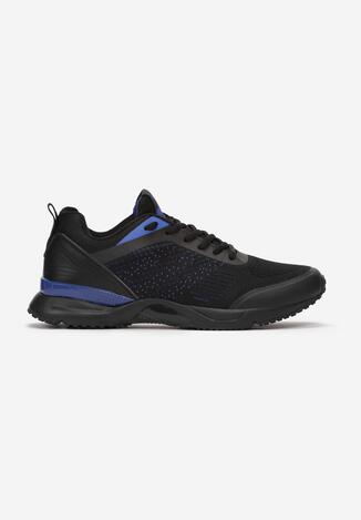 Czarno-Niebieskie Buty Sportowe Nieves