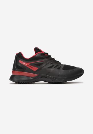 Czarno-Czerwone Buty Sportowe Tonisha
