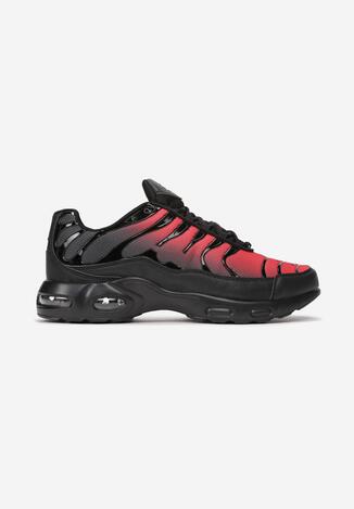 Czarno-Czerwone Buty Sportowe Sizable