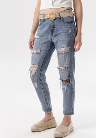 Niebieskie Jeansy Gracen