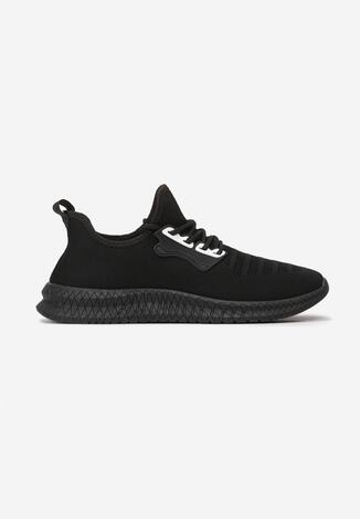 Czarno-Białe Buty Sportowe Thurdian