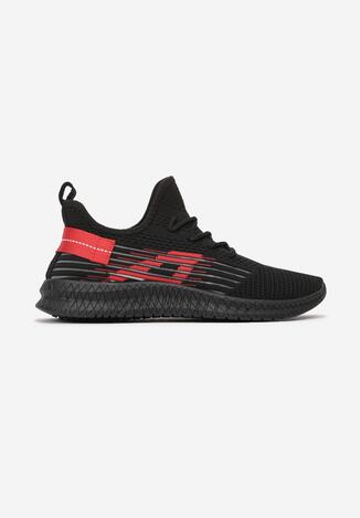 Czarno-Czerwone Buty Sportowe Dathan