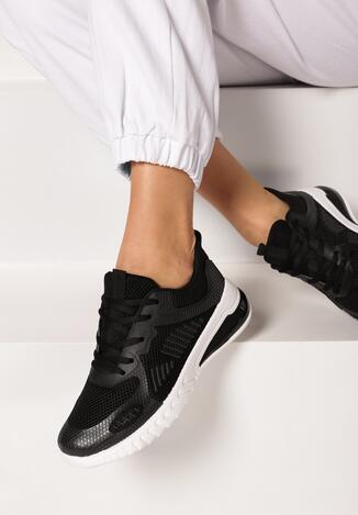 Czarne Sneakersy Psamathe