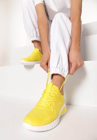 Żółte Sneakersy Psamathe
