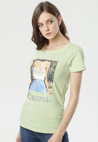 Jasnozielony T-shirt Lysiniassi