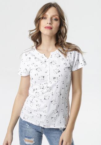 Biały T-shirt Phalinio