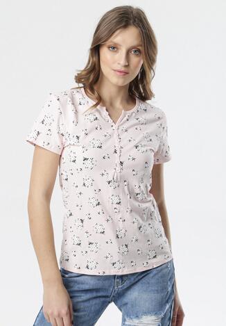 Jasnoróżowy T-shirt Phalinio