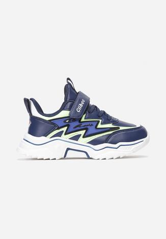 Niebiesko-Zielone Buty Sportowe Caligeina