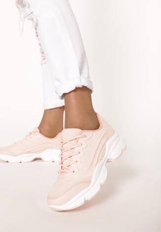 Różowe Sneakersy Menodiace