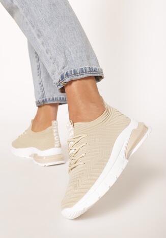 Beżowe Sneakersy Neomeris