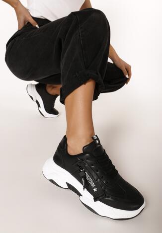 Czarne Sneakersy Anithraci