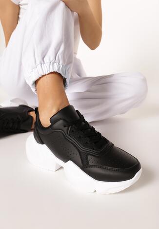 Czarne Sneakersy Actalphia