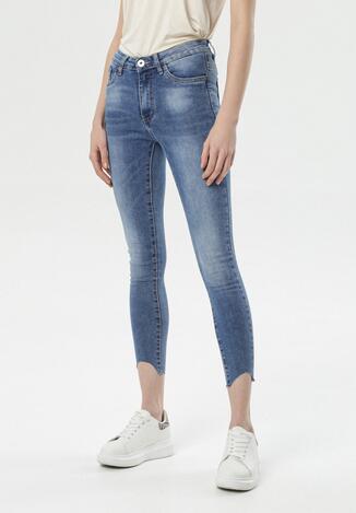 Niebieskie Jeansy Slim Leuciphia