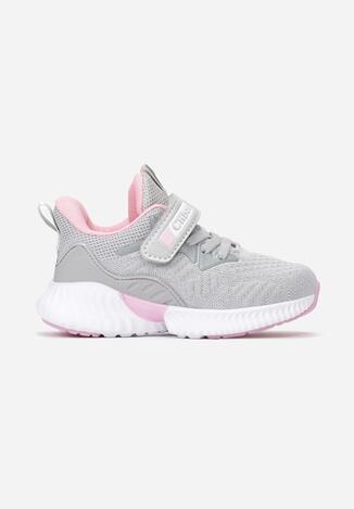 Szaro-Różowe Buty Sportowe Murielila