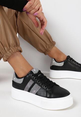 Czarne Sneakersy Aranorin