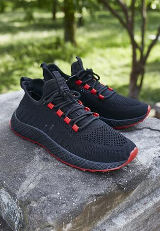 Czarne Buty Sportowe Crazy Machine