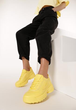 Żółte Sneakersy Getting My Heart