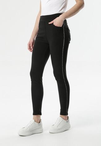 Czarne Legginsy Broken Secrets