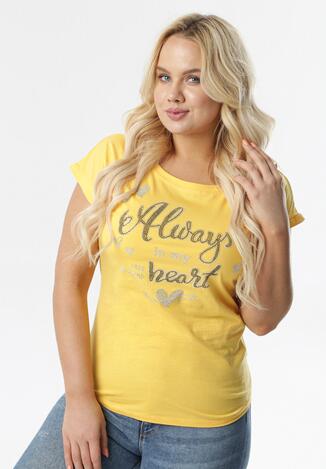 Żółty T-shirt Lenzee