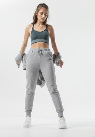 Ciemnozielony Biustonosz Sportowy Woman Heart